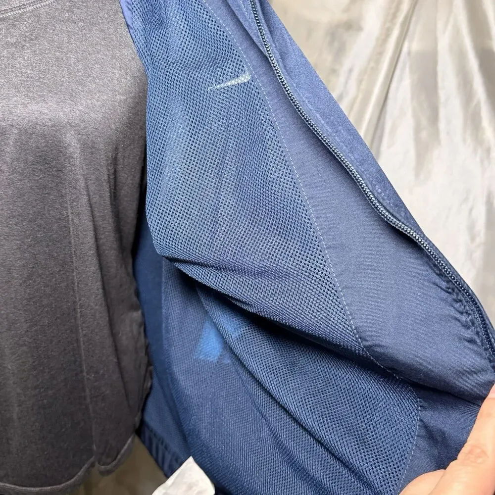 Vintage Nike Men’s Jacket Size Medium Navy Blue Dri-Fit